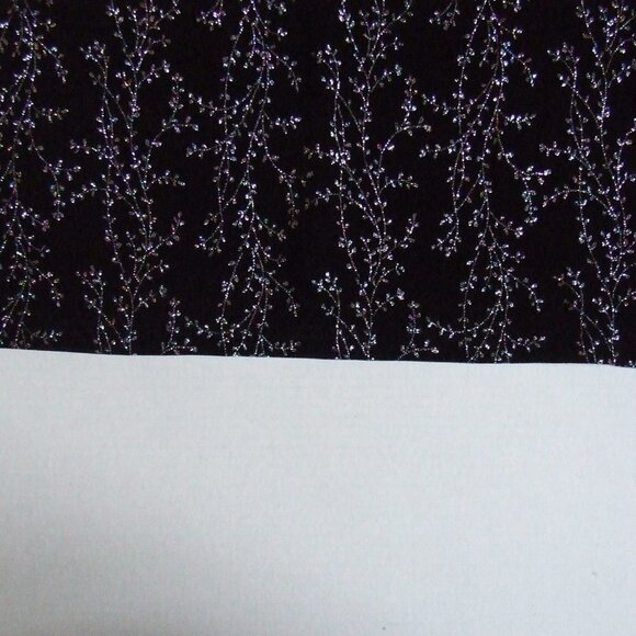 Ronnie Nicole blouse shirt top plus size silver black evening vintage whimsigoth - Picture 14 of 14